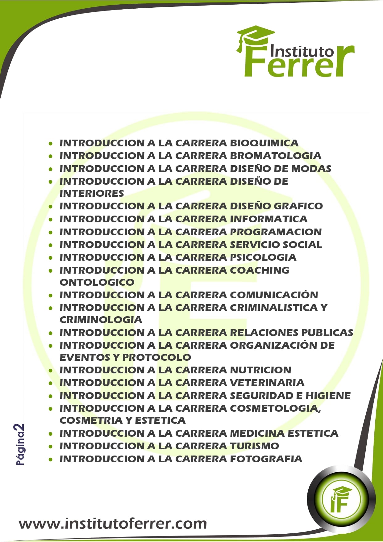 Introducción Universitaria - Instituto Ferrer