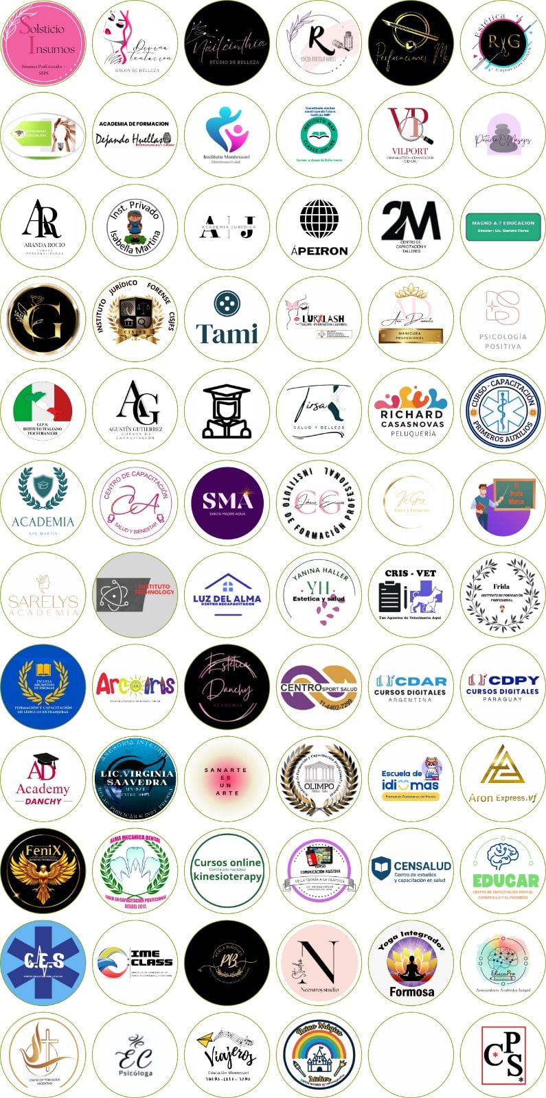 Centros asociados al Instituto Ferrer